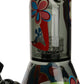 Cheech & Chong 15" Power to the Flower Dual Chamber Hex Beaker Bong