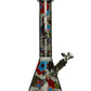 Cheech & Chong 15" Power to the Flower Dual Chamber Hex Beaker Bong