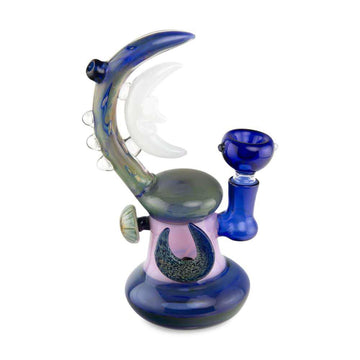 Custom Glass 7 Moon Slyme Rig Water Pipe