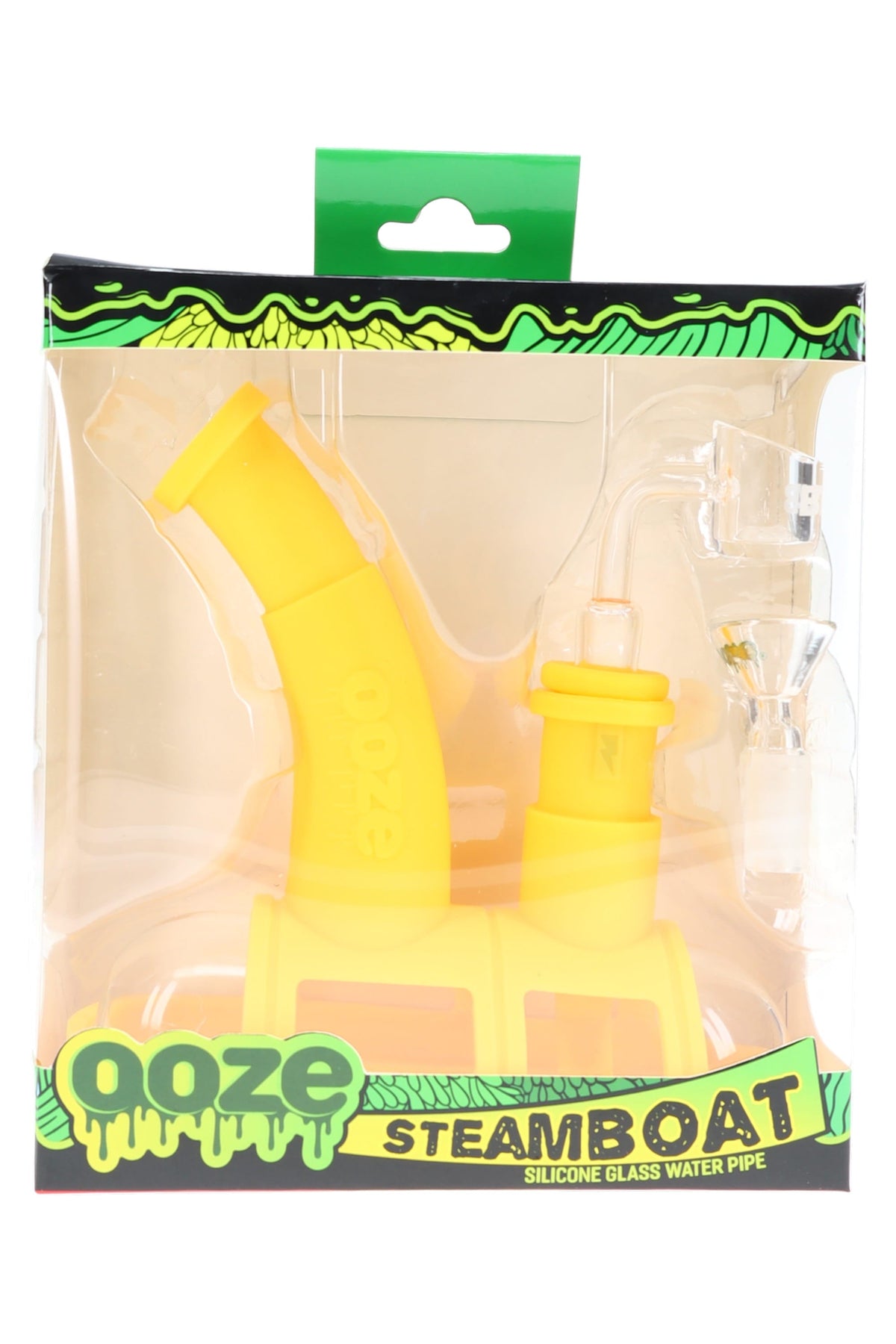 Ooze Steamboat Silicone/Glass Bubbler & Dab Rig – 14 mm Female