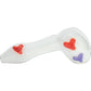 "Drooping Hearts" Solid White Drooper Spoon