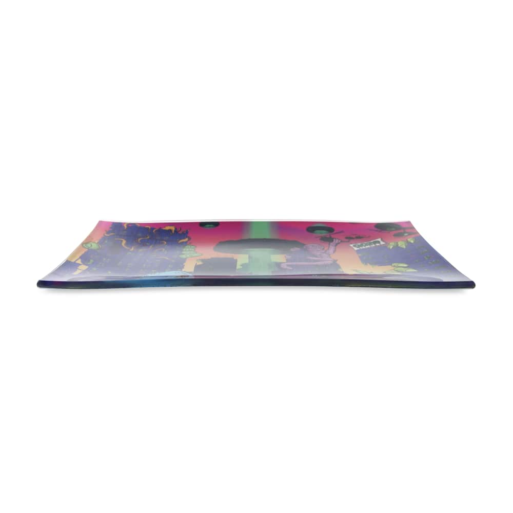 Ooze Rolling Tray - Shatter Resistant Glass - Medium