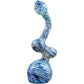 "Bubble Lock" Color Raked Sherlock Bubbler Pipe