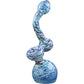 "Bubble Lock" Color Raked Sherlock Bubbler Pipe