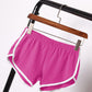 Women's sports shorts, home casual solid-color fashionable yoga beach pants, candy-colored hot pants