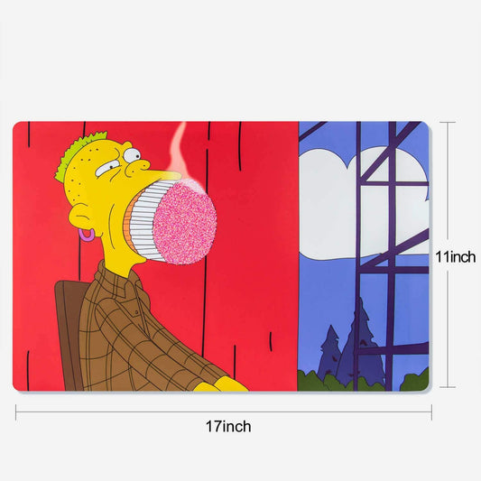 Simpsons Silicone Mat Dab Smoking