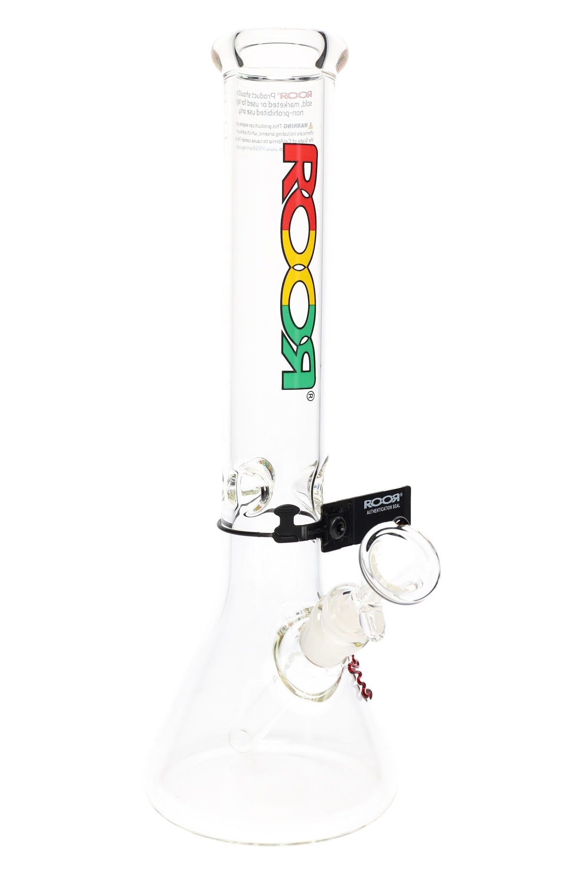 ROOR 5 mm Beaker Bong with Ice Pinch – Glass-on-Glass Classic