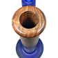 Dogg lbs Wood Grain Frosted Paisley Straight Bong