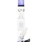 ROOR Tech 15" Multicolor Straight Tube Bong with Tree Perc – Glass-on-Glass
