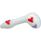 "Drooping Hearts" Solid White Drooper Spoon