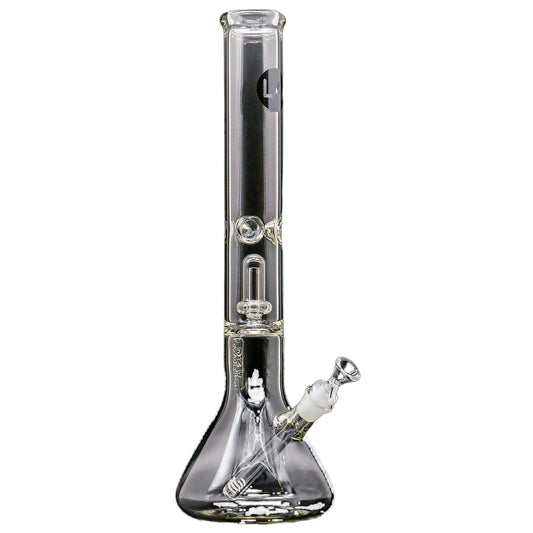 "Magnum Flow" Thick Glass Beaker Showerhead Perc Bong