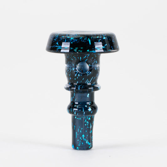 Empire Glassworks PuffCo Peak Pro 3D XL Chamber Glass Joystick Cap - Black Nebula