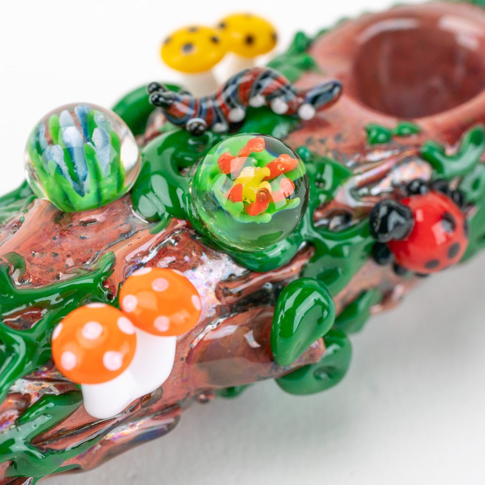 Empire Glassworks Mossy Log Dry Pipe