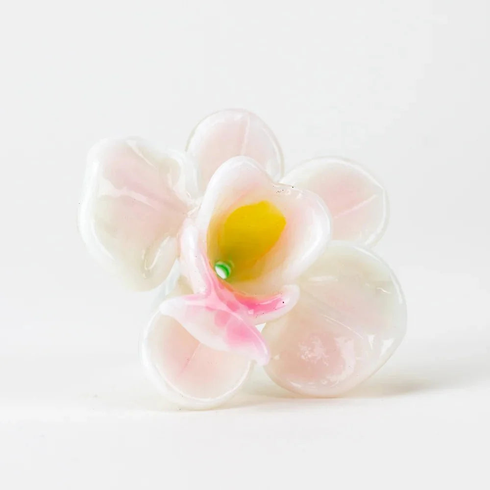 Empire Glassworks Orchid Flower Bowl Piece
