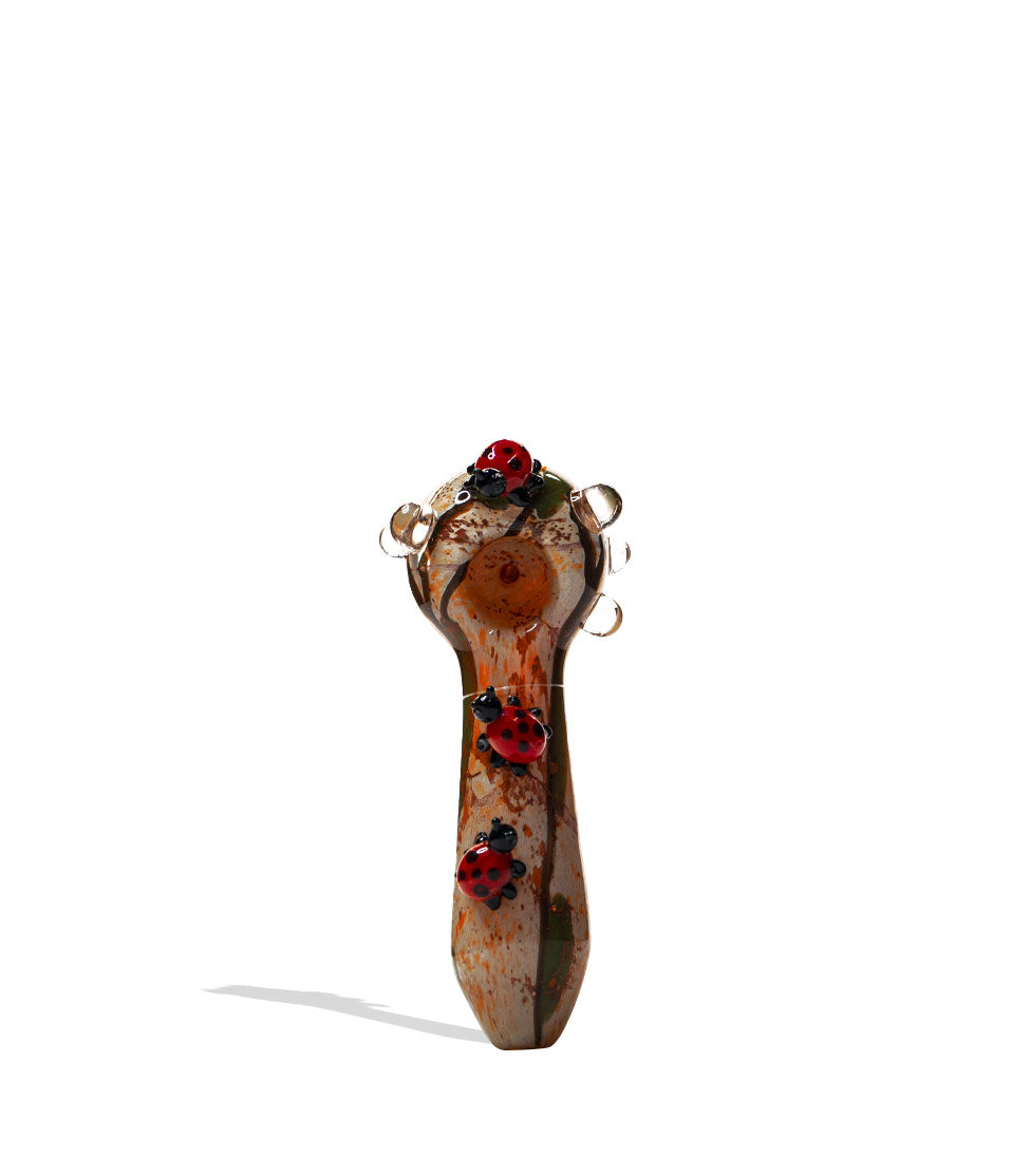 Empire Glassworks Lady Bugs Spoon Hand Pipe