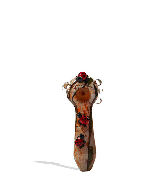 Empire Glassworks Lady Bugs Spoon Hand Pipe