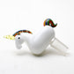 Empire Glassworks UV Reactive Unicorne Bowl Piece