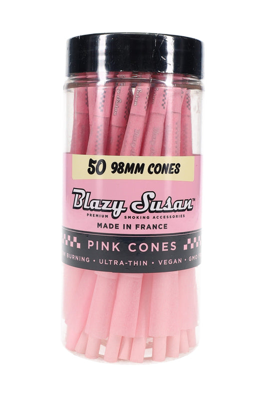 Blazy Susan Pre-Rolled Cones – 98 mm – 50-Count Jar