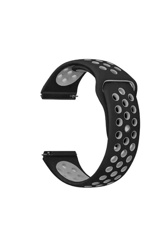 Fossil Gen 6 Cord Perforated Dual Color Silicone Anthracite