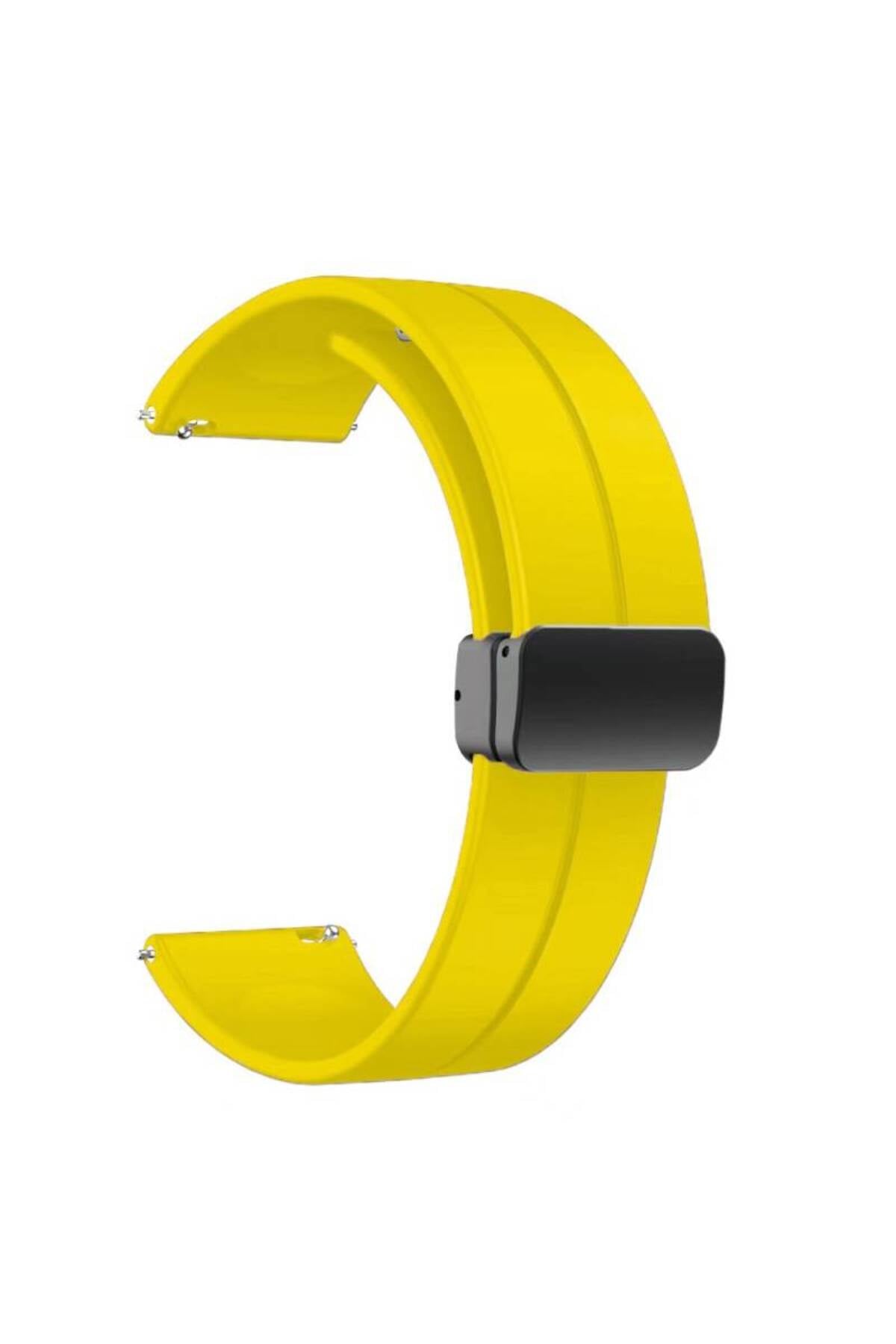 Amazfit Retro Neo Magnetic Silicone Strap 20mm KRD84 Yellow