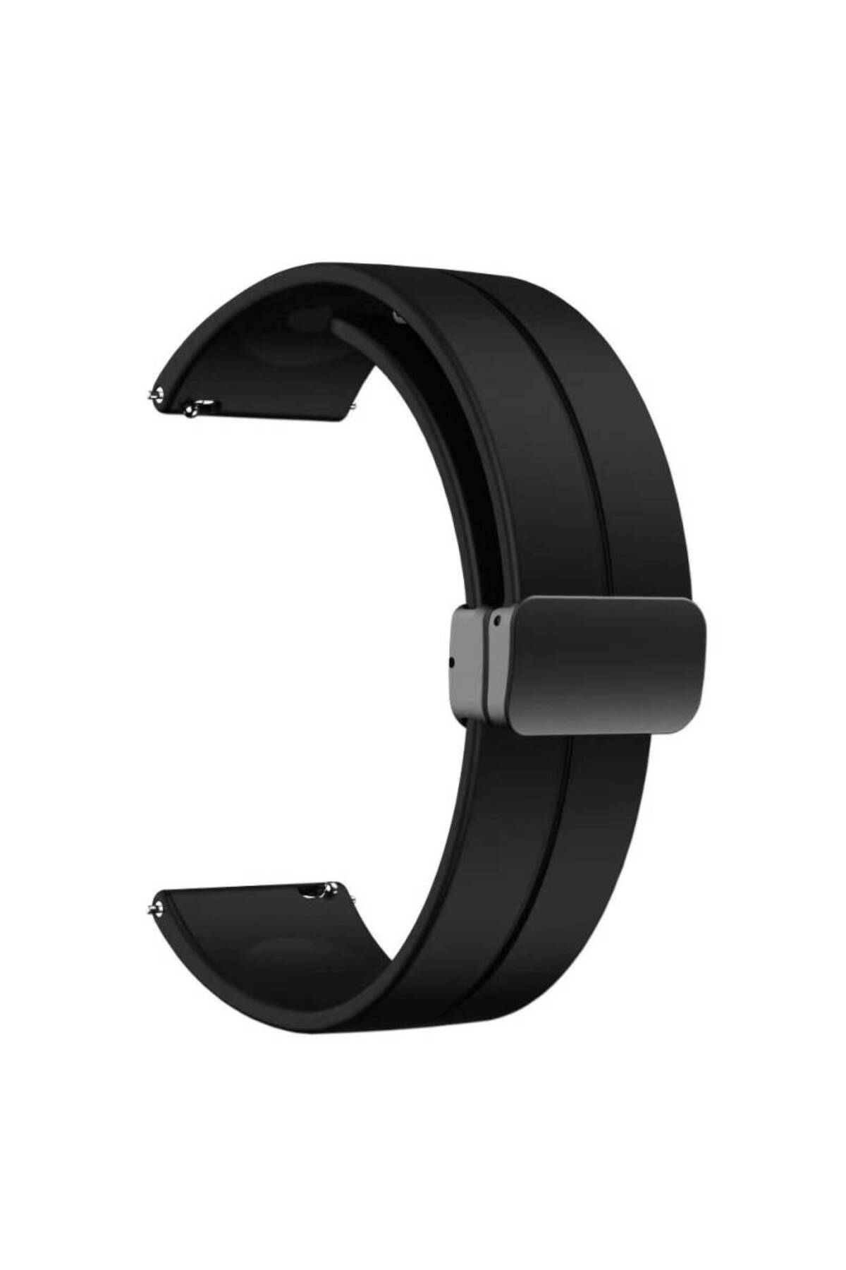 Amazfit Retro Neo Magnetic Silicone Strap 20mm KRD84 Black