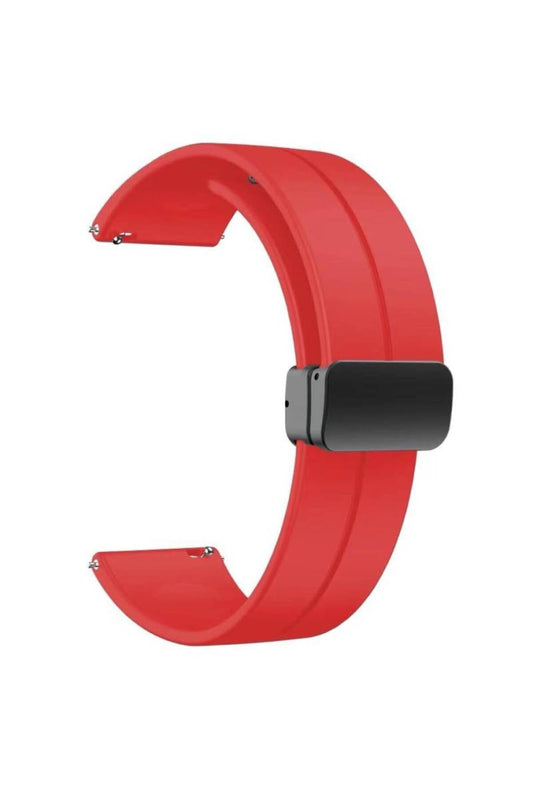 Amazfit Retro Neo Magnetic Silicone Strap 20mm KRD84 Red