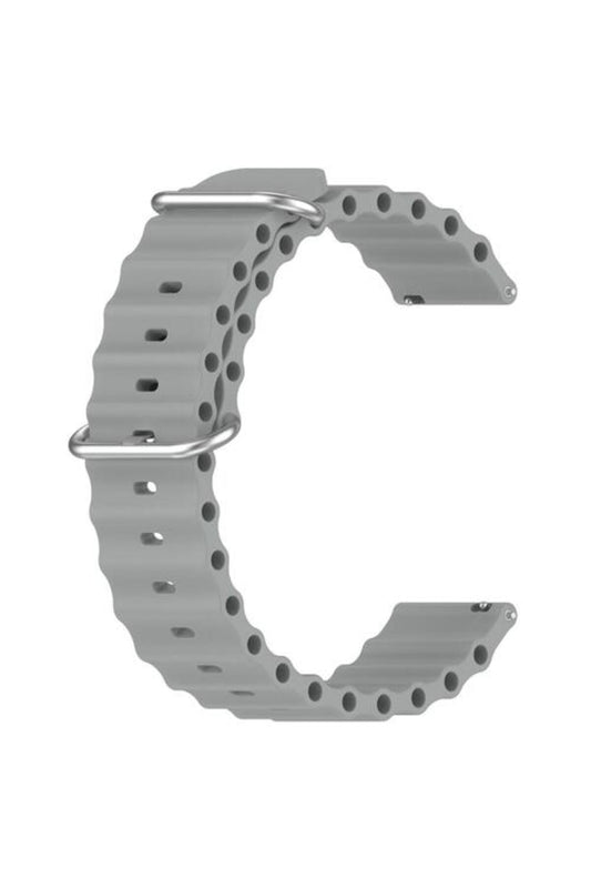 Honor Watch GS 3 Compatible Ocean Silicone Strap 22mm