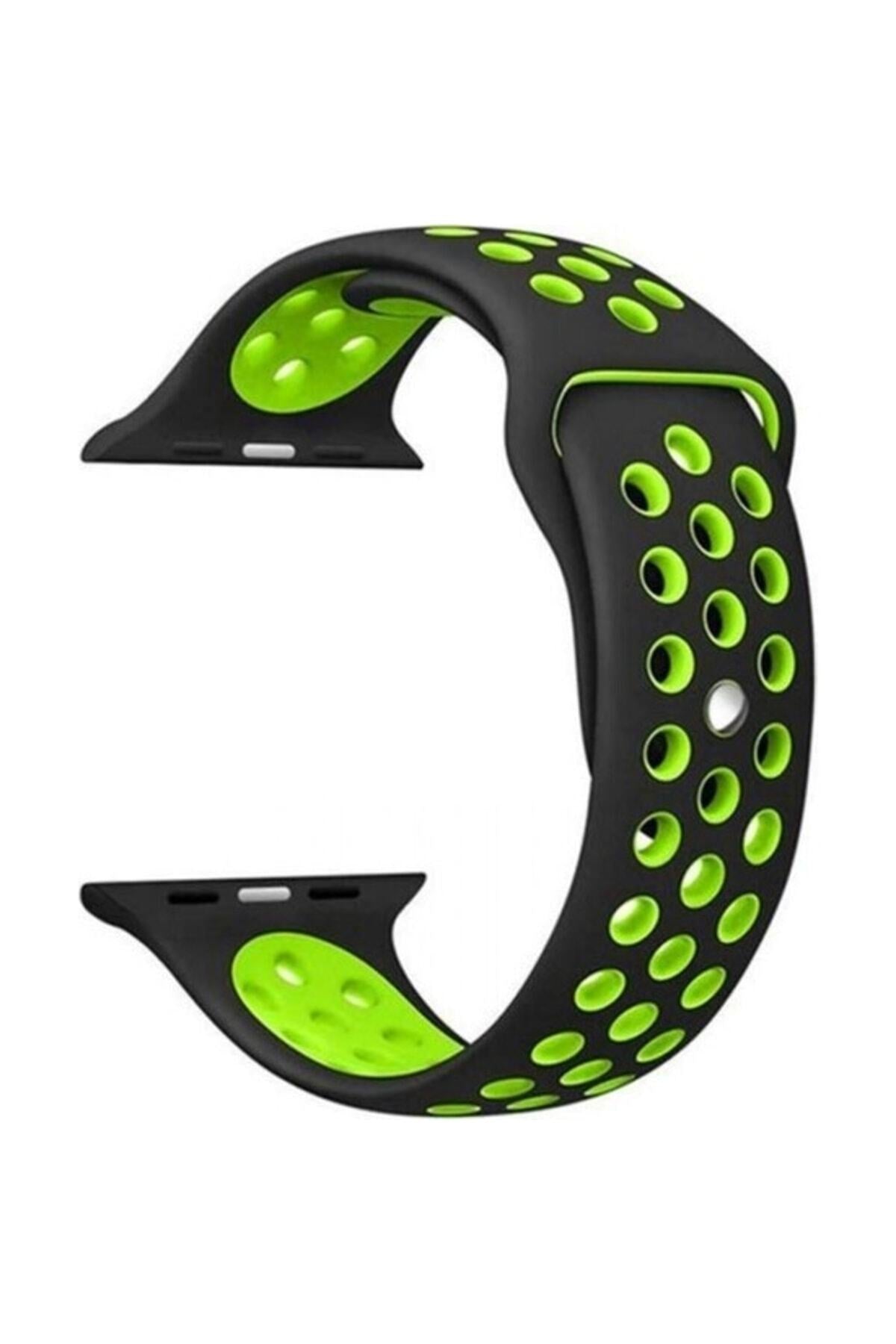 Apple Watch Series 8 45mm Strap, Perforated, Dual-Color Silicone, Navy Blue