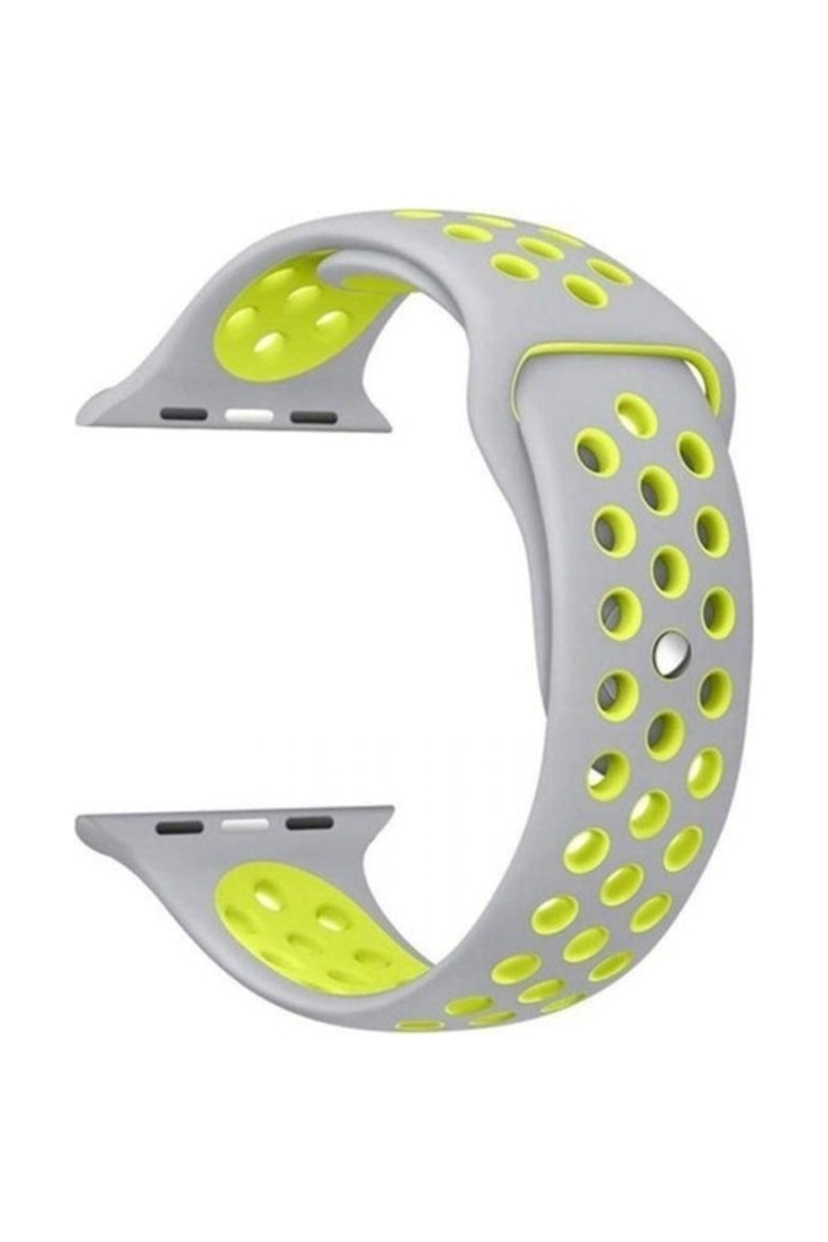 Apple Watch Ultra Strap with Perforated Dual-Color Silicone, Burgundy