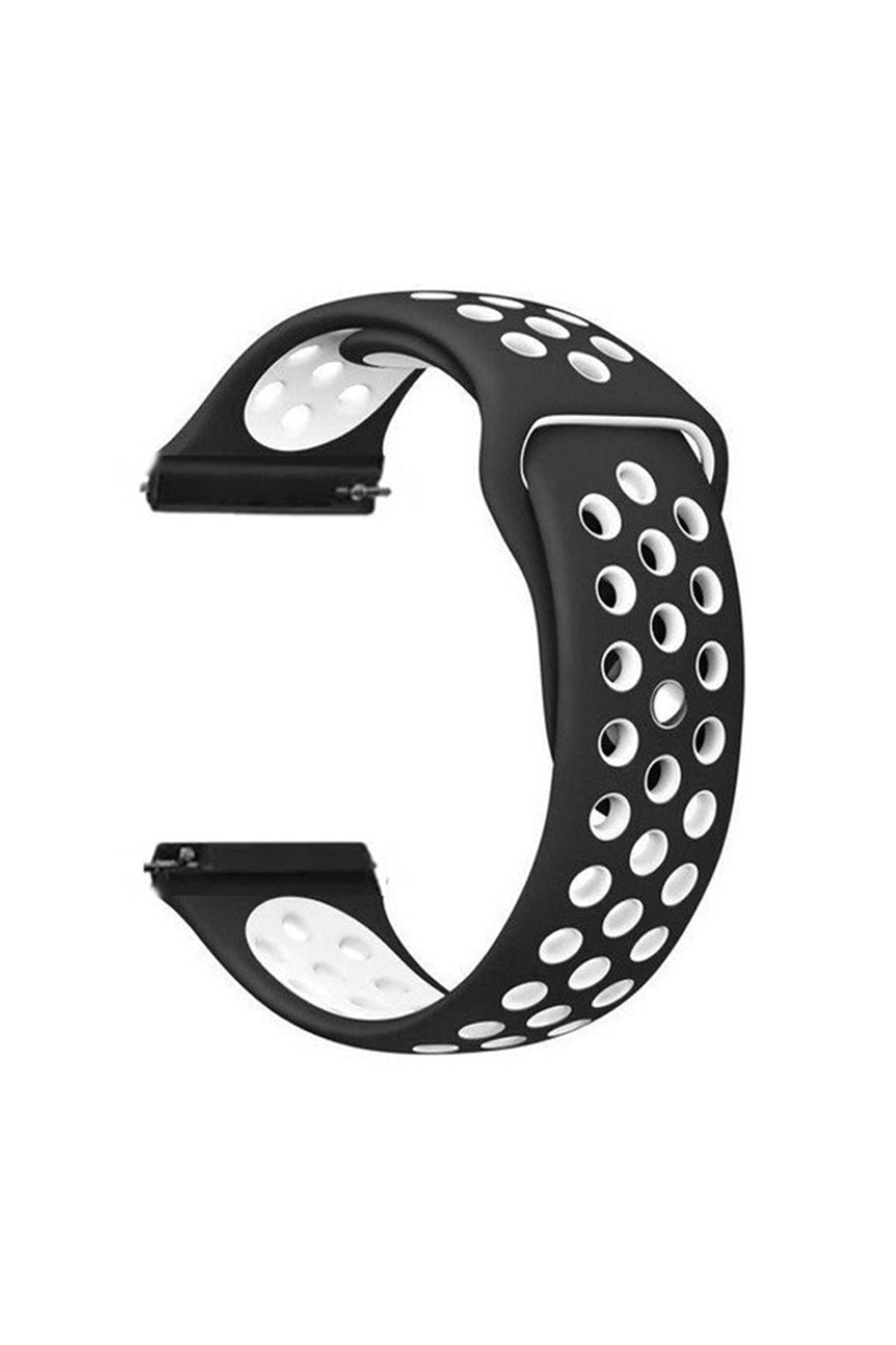 Colmi C61 Strap with Holes, Dual Color Silicone, Gray Compatible