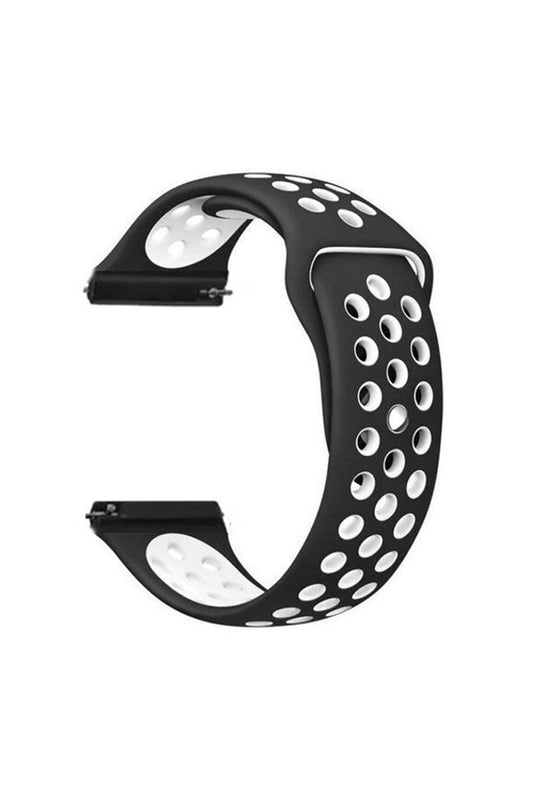Colmi C61 Strap with Holes, Dual Color Silicone, Gray Compatible