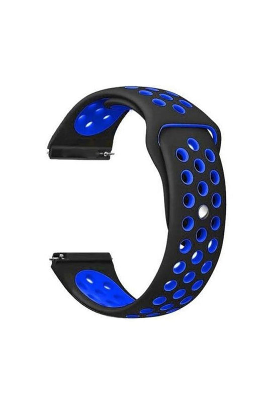 Colmi KT60 Compatible Strap with Holes, Dual-Color Silicone, Blue