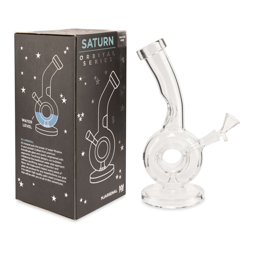 MJ Arsenal 10mm Saturn Mini Glass Water Pipe