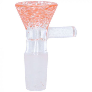 DankStop Bowl Speckled-Orange-Male 14mm