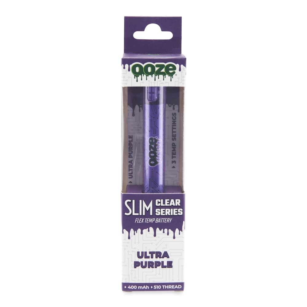 Slim Clear Series Transparent 510 Vape Battery