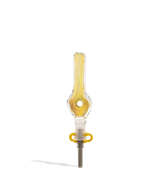 Gold Silver Fumed Nectar Collector with 10mm Titanium Tip