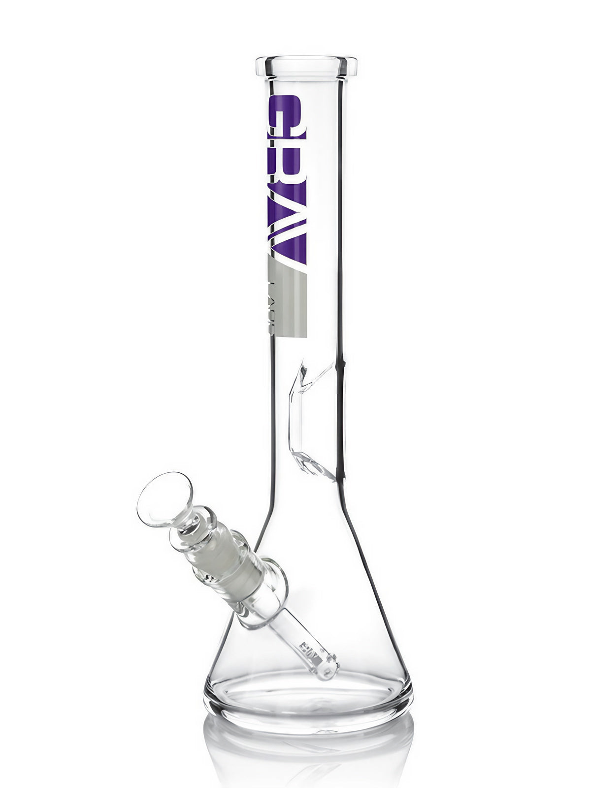 GRAV Beaker Tube With Geometric Ice Pinch 12''