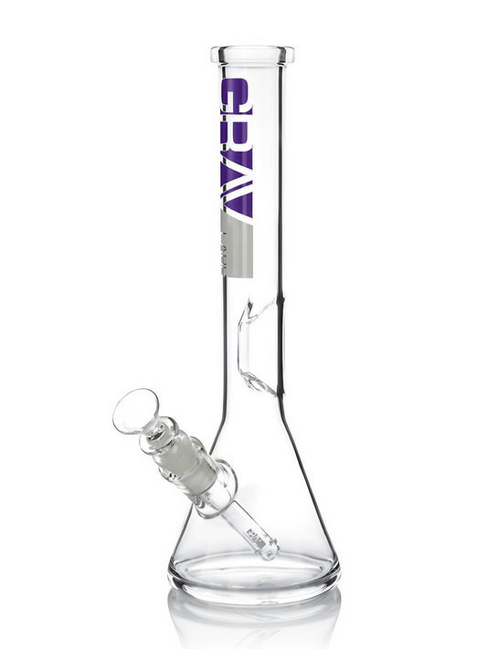 GRAV Beaker Tube With Geometric Ice Pinch 12''