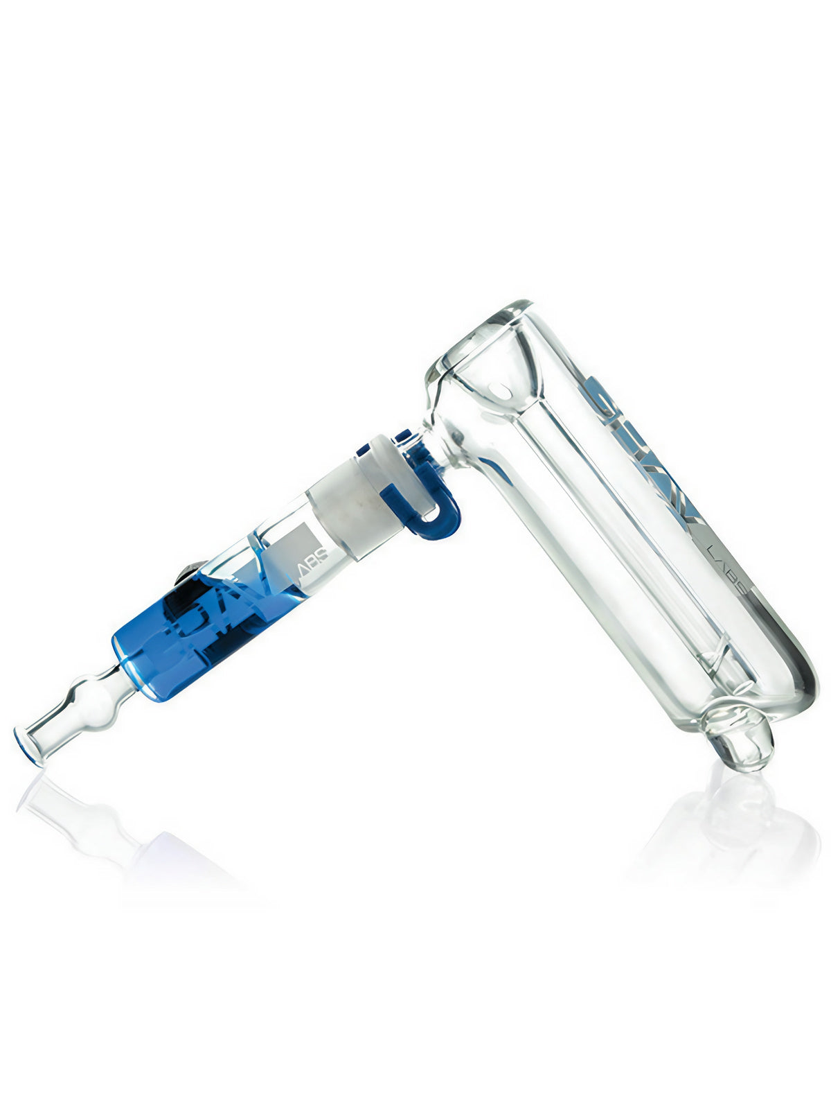 GRAV Chiller Multi Kit 3-in-1 Glass Pipe with Glycerin Mouthpiece & Bubbler Attachment