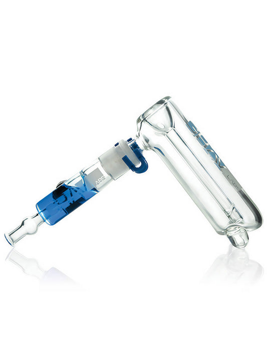 GRAV Chiller Multi Kit 3-in-1 Glass Pipe with Glycerin Mouthpiece & Bubbler Attachment
