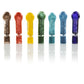 GRAV Chillum Hand Pipe - Discreet 3.5" Colored Frit Glass