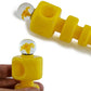 3D Flower Glass Marble Pipe