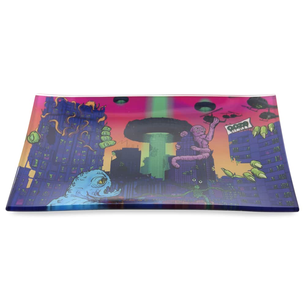 Ooze Rolling Tray - Shatter Resistant Glass - Medium