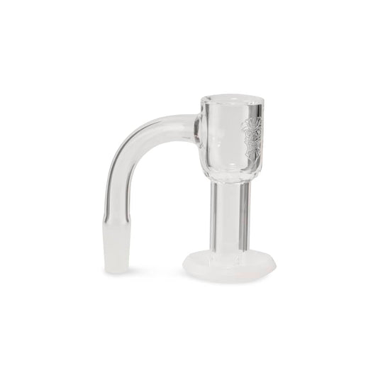 Tiki Quartz Male 90 Degree Full Weld Opaque Base Slurper Banger