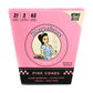 Blazy Susan Pink Paper Cones
