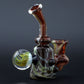 Clayball Glass "Blood Moon" Heady Sherlock Dab Rig