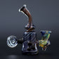 Clayball Glass "Black Moon" Heady Sherlock Dab Rig