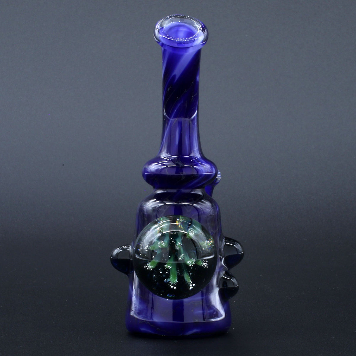 Clayball Glass "Blue Moon" Heady Sherlock Dab Rig