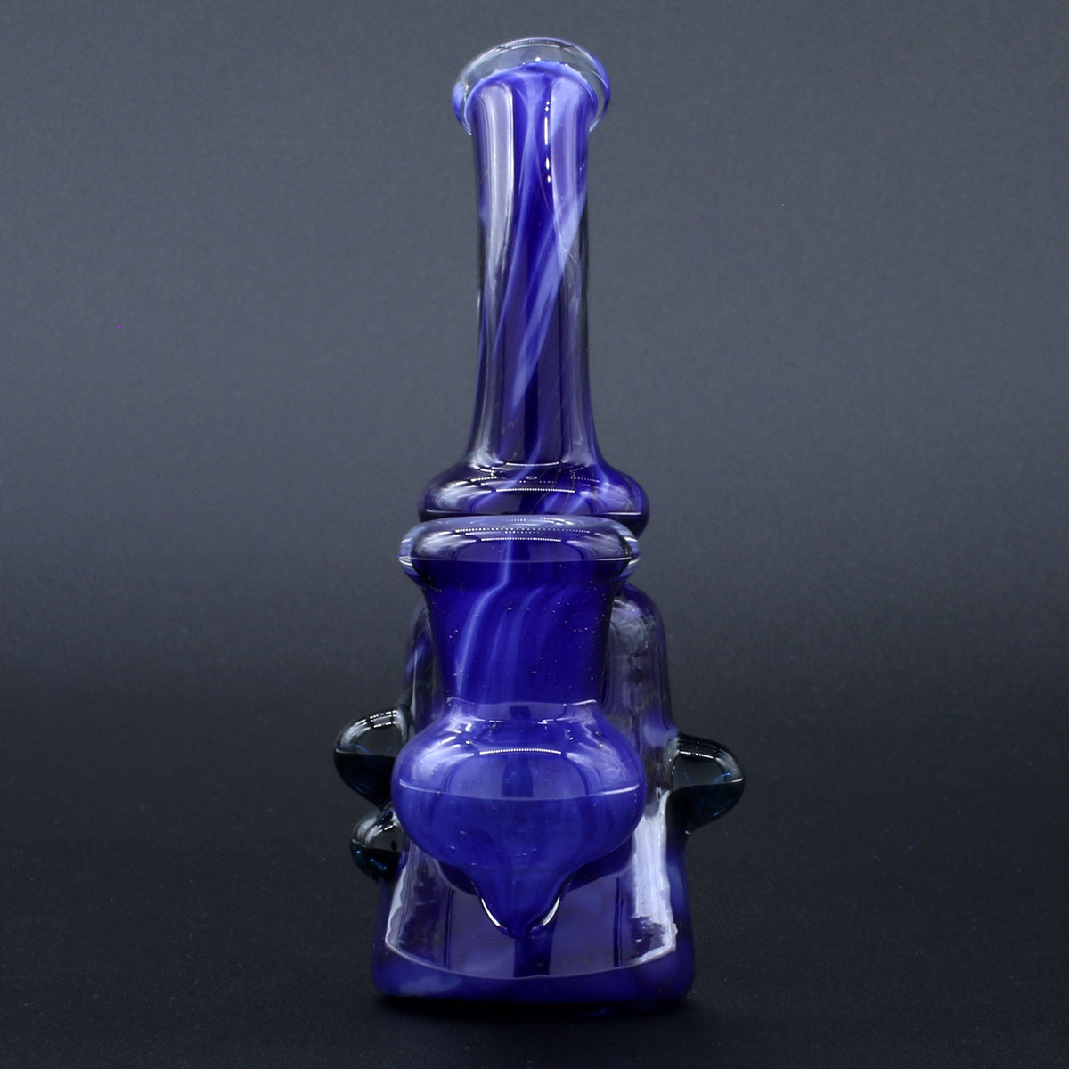 Clayball Glass "Blue Moon" Heady Sherlock Dab Rig