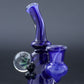 Clayball Glass "Blue Moon" Heady Sherlock Dab Rig